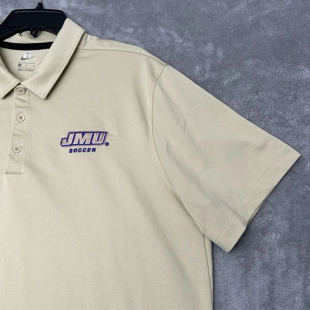 James Madison University Dukes Soccer Nike Team Issued Polo JMU Dukes 2XL